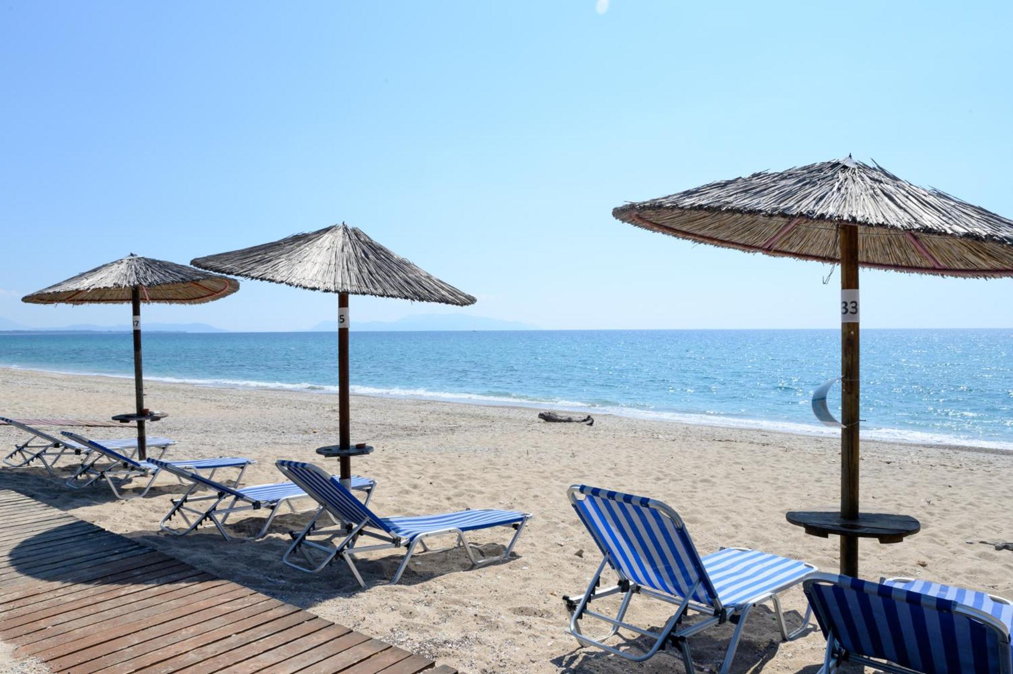 Poseidon Beach Hotel Kastrosikia Eksteriør bilde