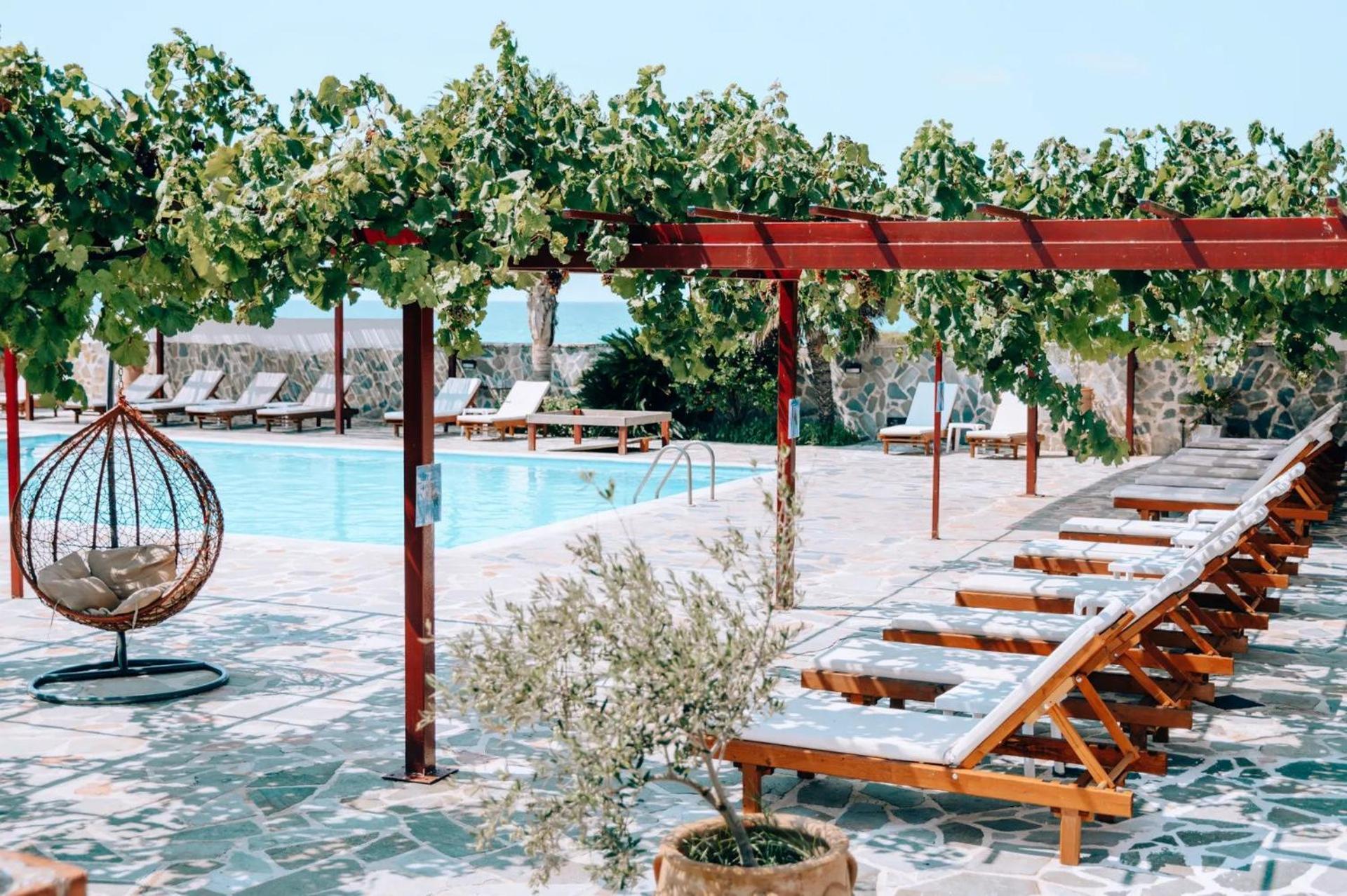 Poseidon Beach Hotel Kastrosikia Eksteriør bilde